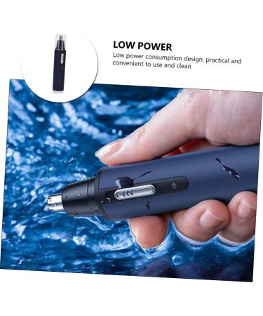Housoutil Nose Hair Trimmer Set - Electric Hair Remover & Cleaner Tool for Ear & Nose Hair - Compact Personal Grooming 14x3x3CM - Blue - Buy Online on GoSupps.com