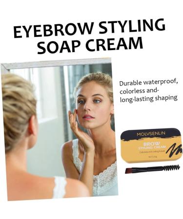 NOLITOY 2 Pcs Eyebrow Styling Cream Brow Wax Eyebrow Soap Lip Gloss Kit Eyebrow Makeup Pearlescent Blush - Buy Online on GoSupps.com