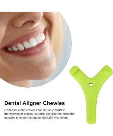 Aligner Chewies - Green Apple Flavor Rubber Bite Chewies for Masseter Muscle Exercise | Best International Shipping - Buy Online on GoSupps.com