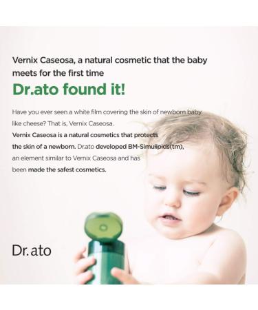 DR.ATO Triple-Hyaluron Moisture Lotion 10.5 fl.oz. - pH5.5 Baby & Kids Moisturizer with Hyaluronic Acid - Derma Tested & Paraben Free - Buy Online on GoSupps.com