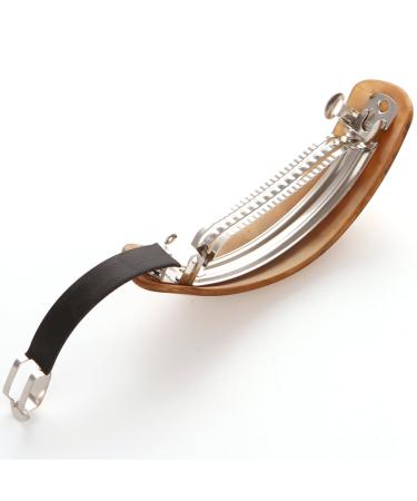 LONEEDY Retro Classic Large Barrettes Hair Pins Set for Women - Dark Gray, Beige, Dark Brown - Buy Online on GoSupps.com