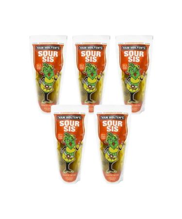 Candybox Sour cucumber van Holten s sour pimple - cucumber in the bag range - trial collection - pickled cucumbers - fancy gift - fat -free gluten -free - 980 grams 5 packs 5 packs