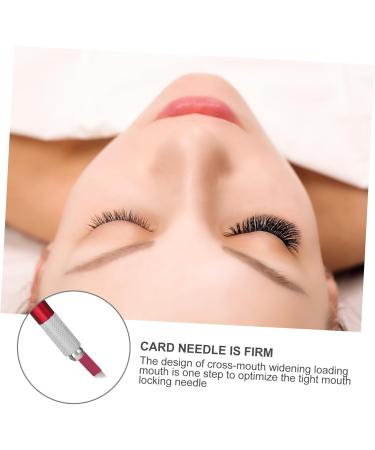 DOITOOL Pen Embroidered Permanent Aluminium Makeup Microblading Make Manual Eyebrow Alloy Supply Pencil 14.2x0.9cm Red - Buy Online on GoSupps.com