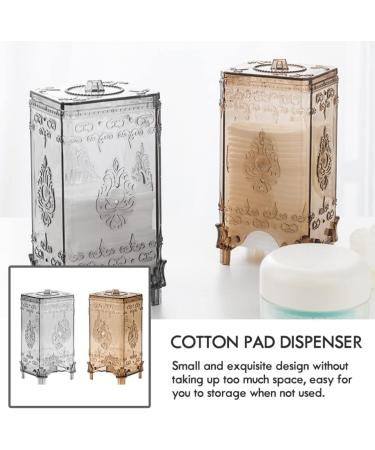 2 Series Cosmetic Cotton Storage Box - Stylish Makeup Pad & Swab Holder for Bathroom - Perfect Organizer for Cotton Rounds - Buy Online on GoSupps.com