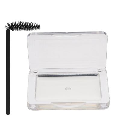 NUOBESTY Savonnette Coiffant Sourcils Transparent Incolore Kit de Maquillage Sourcils Longue Tenue Bo te Acrylique Fixation Naturelle et Portable pour Style Pr cis et Solide
