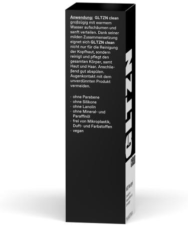  GLTZN CLEAN MED Cleansing Gel | pH Neutral 5.5 | Medical Skin Care | Gentle Cleansing for Sensitive Scalp | Free of Fragrance and Dyes | Vegan | Microplastic Free | 200 ml - Buy Online on GoSupps.com