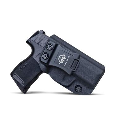 Sig P365 Holsters, P365 Holsters IWB Kydex Custom Fit: Sig Sauer P365 / P365 SAS / P365 X Pistol - Inside Waistband Concealed Carry - Adj. Cant Retention - Cover Mag-Button - No Wear - No Jitter Black - A, Right Hand Draw