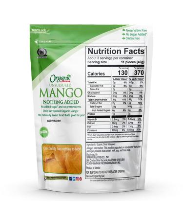 Organic Unsulfured Dried Mango - Mariani 4 oz (113 g) | Healthy Snack - Buy Online on GoSupps.com