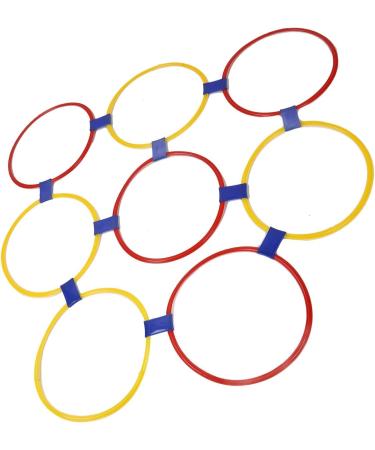 Sensory Training Hoops Hand Foot Coordination Balance Exercise Free Combination 10pcs Eco Friendly Hopscotch Hoop for Jumping Activities Dia 47cm / 18.5in - Buy Online on GoSupps.com