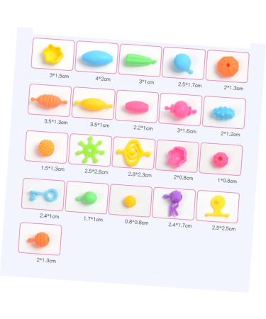KONTONTY 1 Box Toys Bracelets DIY Necklaces Beads Little Girl Jewelry Jewelry Cute Bracelets for Little Girl Necklace Necklace Rayan Toys for Pop Snap Beads - Buy Online on GoSupps.com