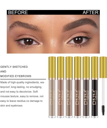  Beliky Girl 6 Colors Eyebrow Color Gel Waterproof Cream for Light Blonde Soft Brown and Black Brows - Buy Online on GoSupps.com