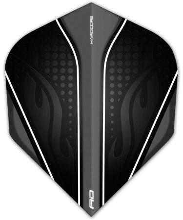 RED DRAGON Hardcore Selection Pack - Extra Thick Black Dart Flights | Standard Size - Buy Online on GoSupps.com