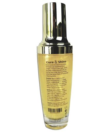 Keratin Cure Shine Hair Serum | Anti-Frizz & Damage Protection | Smooth Silk Hair | 4 oz - Buy Online on GoSupps.com