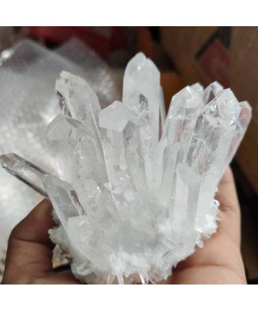 800g Quartz Crystal Clear Quartz Cluster Natural Quartz Chakra Reiki Balancing - Buy Online on GoSupps.com