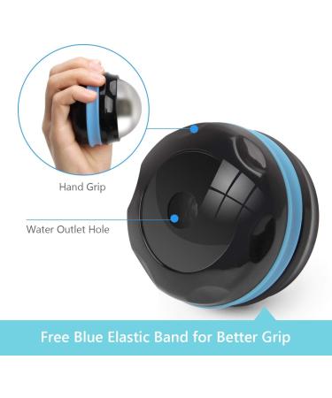 AHIER Cold Massage Roller Ball - Cold Therapy Relief for Back/Neck Pain, Deep Tissue Massage, and Inflammation - Removable Gel Ball for Muscle Recovery (Black) - Buy Online on GoSupps.com