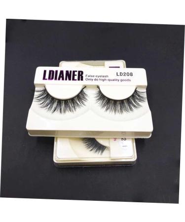 minkissy Pair Fake Eyelash Long Thick Eyelashes False Eyelash Fake Lashes 3d Natural - Buy Online on GoSupps.com