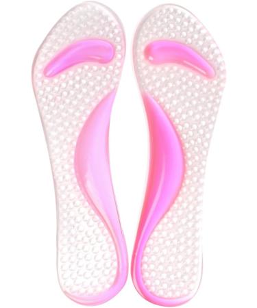 Footinsole Arch Support Insoles - Optimal Relief for Flat Fallen & Weak Arches | Pink Orthotic Inserts Without Heel Cushion - Buy Online on GoSupps.com