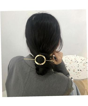 Casiler Fashion Geometric Hair Clip for Women - Korean Gold & Silver Hairstyle Accessories | Ponytail Hair Jewelry - Buy Online on GoSupps.com