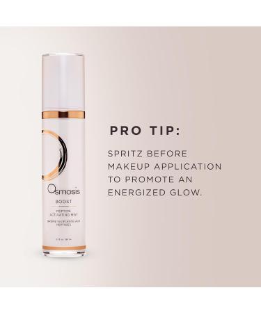 OSMOSIS BOOST Peptide Activating Hydrating Facial Mist with Hyaluronic Acid for Aging Pigmented Sensitive and Dry Skin 2.7 Fl Oz - Buy Online on GoSupps.com
