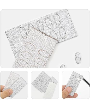 Housoutil Nail Pusher Self Sticker Sandpaper 10 Sheets Flake File Trimming Nails Pre Polishing Sandpaper Coarse and Fine Sand Nail Files Buffers Nail Discs Pads for Beginners - Buy Online on GoSupps.com
