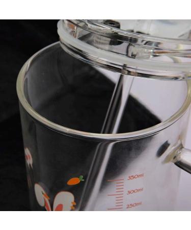 DOITOOL Glass Tumbler with Handle and Clear Lid of Scale and Straw Kids Cups Toddler cups with Straws (Pink Rabbit) Color 2 - Buy Online on GoSupps.com