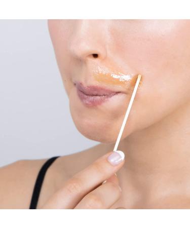 Parissa 100% Natural Face & Body Sugar Wax for Sensitive Skin - At-Home Waxing Kit with Chamomile Sugar Wax - Includes 20 Epilation Strips and 3 Wooden Spatulas - Buy Online on GoSupps.com