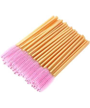 FOMIYES Lash Comb 100 Pcs makeup mascara nylon eyelash brush color mascara disposable makeup colored mascara 50 Pcsx2pcs Pinkx2pcs - Buy Online on GoSupps.com