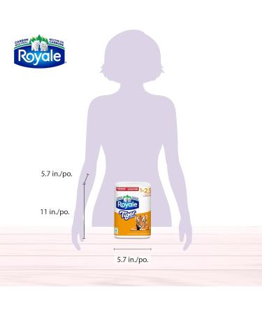 Royale Tiger Strong Paper Towel 1 Equal 2.5 Rolls 123 Sheets per Roll - Buy Online on GoSupps.com