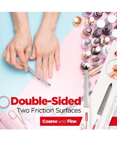 TITANIA Solingen Sapphire Hollow File 5 - Multi-Coloured 1 Pack (12.5 cm) | Premium Quality for Precision Nail Care - International Shipping Available - Buy Online on GoSupps.com