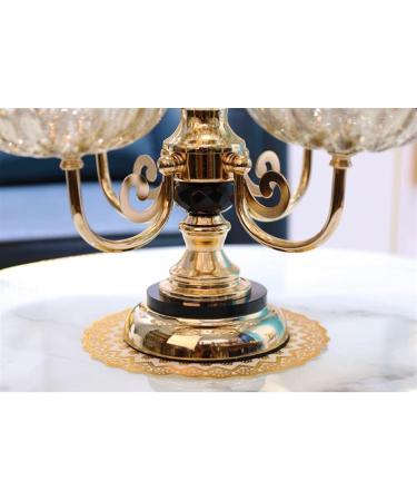 Kitchen Countertop Fruit Rack Fruit Basket Creative Fruit Bowl Crystal Glass Multi Layer Snack Candy Plate Fruit Basket for Home Decor Handmade Artwork Fruit Trays for Party (Size : L) Large - Buy Online on GoSupps.com