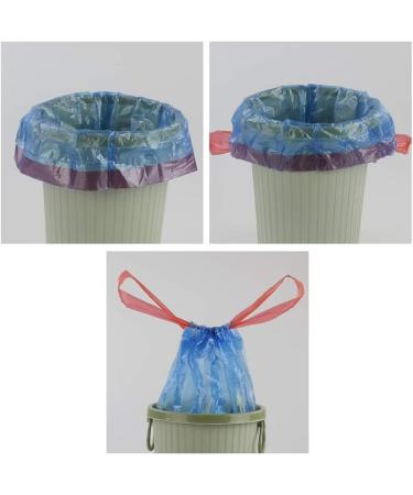 Nesmilers 6 Gallon Garbage Bags Drawstring Trash Bag Blue 100 Bags - Buy Online on GoSupps.com