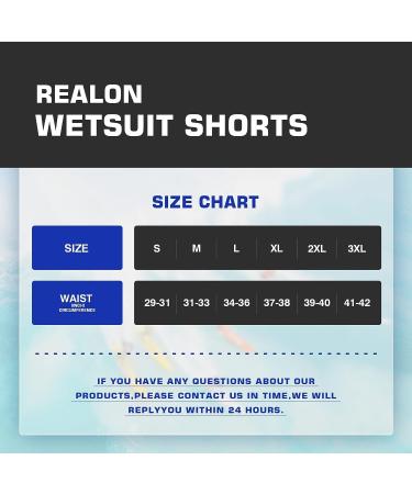 REALON 3mm Neoprene Wetsuit Pants - 2mm Leggings for Cold Water Activities - Unisex - Black - 3X-Large - Buy Online on GoSupps.com