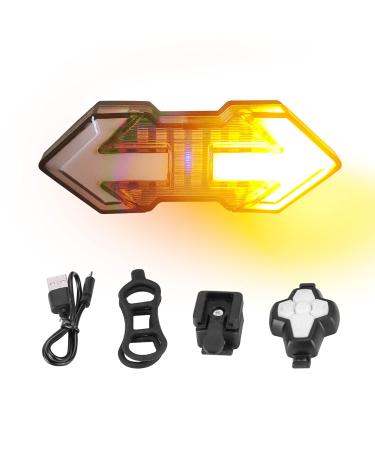 JINKEY Bike Turn Signals,Bright Bike Tail Light with Turn Signals, 120 Lumens USB Rechargeable LED Rear Bike Light, Wireless Remote Control Bike Blinkers, IPX5 Waterproof Bike Safety Light for Night