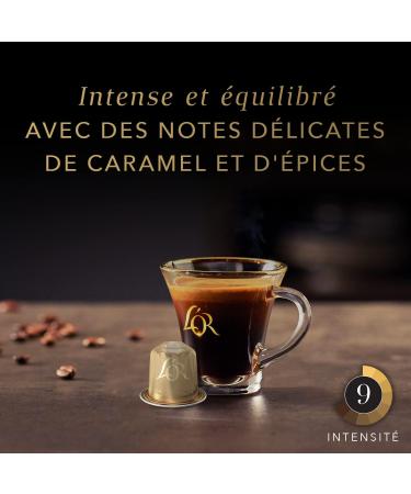 L'OR Absolu 100 Absolute Gold Capsules Intensity 9 Nespresso Compatible (Pack of 10 x 10) - Buy Online on GoSupps.com