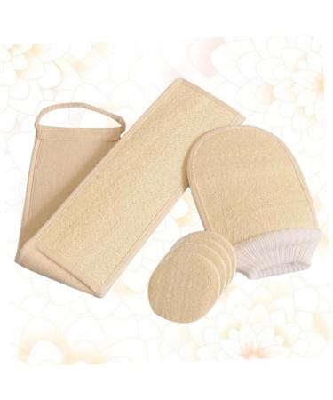 FRCOLOR 6pcs Cleaning Gloves & Loofah Sponge Set - Exfoliating Bath Scrubber & Shower Towel for Ultimate Skincare - Buy Online on GoSupps.com