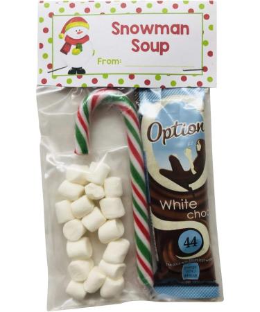Snowman Soup Santa Elf Christmas Eve box fillers/stocking fillers Hot Chocolate Marshmallows & Candy Cane Xmas Hot Choc Gift (Santa Hot Chocolate) - Buy Online on GoSupps.com