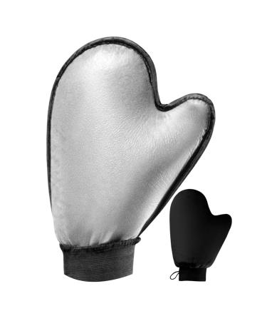 de bronzage tanner Mitt de lotion de bronzage avec poignet lastique - Sunless Body Tanner Spray and Mousse Applicateur pour les femmes Girls Girls Place Camping Picnic Cycling Sports Noir