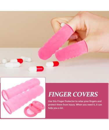 DOITOOL 100PCS Finger Cots - Pink Finger Protectors Finger Covers & Thumb Sleeves for Maximum Protection - Buy Online on GoSupps.com