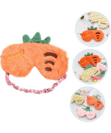 Buy Healeved Carrot Eye Mask - Cute Soft Plush Blindfold for Sleep Travel & Easter - Cartoon Nurses Hat Design - 1 Count - Buy Online on GoSupps.com