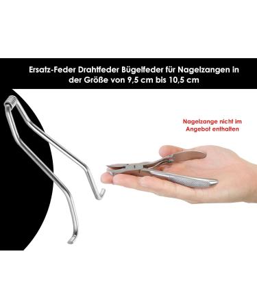 Stainless Steel Foot Nail Tongs Spare Spring - Quality Replacement for 9.5cm to 10.5cm Nail Care Tools - Buy Online on GoSupps.com