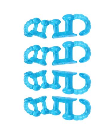 Yosoo Hallux Valgus Corrector - 2 Pairs 5 Holes Toe Separators for Pain Relief | Soft Elastic SEBS Material | Shock Absorption & Foot Stress Relief | International Shipping Available - Buy Online on GoSupps.com