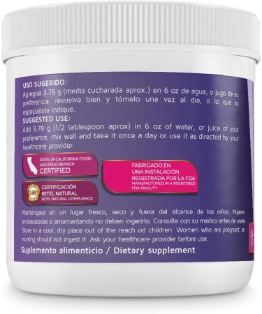 Premium Magnesium Citrate/Citrato de Magnesio Sal by Betel Natural - Easy to Scoop and Mix - 3780 mg per Serving - Buy Online on GoSupps.com