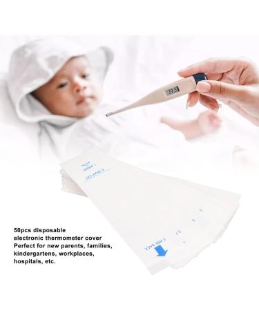 50Pcs Universal and Disposable Probe Cover 3.7 X 1.0in Thermometer Probe Covers for Hospital Clinic and Health Center - Buy Online on GoSupps.com