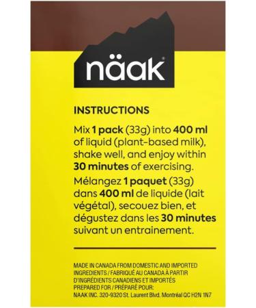 N AK Protein Powder 500g (15 servings) | 25g Plant-based Protein 4g BCAAs Keto Dairy-Free GMO Free Gluten Free (Chocolate) - Buy Online on GoSupps.com