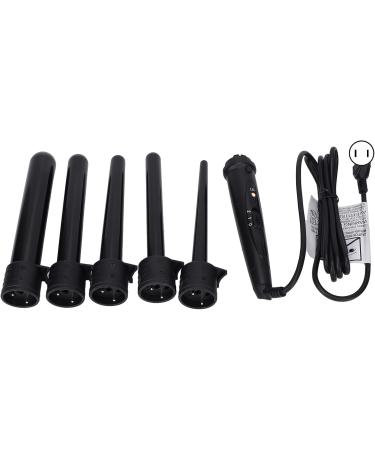 5 in 1 Curling Iron with PTC Heat Technology - Fast Heating Versatile Curling Wand for All Hair Types (US Plug - Buy Online on GoSupps.com