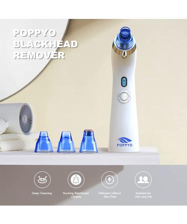 POPPYO Blackhead Remover Vacuum - Electric Facial Cleaner for Women | Blue Blackhead & Blemish Removers - Buy Online on GoSupps.com