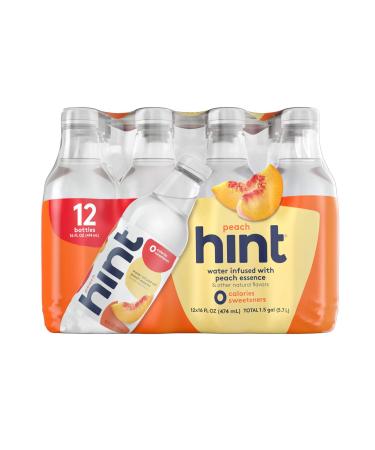 Hint Water Variety Pack & Peach - 24 Bottles, 6 Flavors (Blackberry, Cherry, Watermelon, Pineapple, Peach) - Zero Calories & Sugar - Buy Online on GoSupps.com