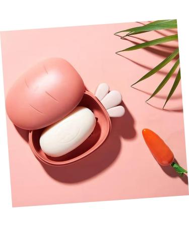 WOONEKY 2pcs Boxes Soap Box Soap Dish with Storage Shelfs Portable Paper Towel Holder Door Strike Plate Plastic Soap Holder Shampoo Draining Soap Container Drain Box With Cover Pp Travel - Buy Online on GoSupps.com