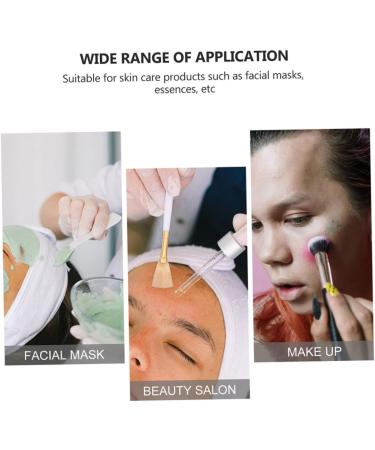 Angoily 1 Set Makeup Brush Highlighter Brush Facial Fan Makeup Highlighter Facial Brush Facial Tool Powder Brush Makeup Fan Blush Facial Wooden Handle Woman - Buy Online on GoSupps.com