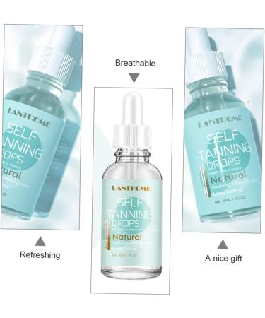 POPETPOP Sun- Body Sun Tanning Self Tan Drops Tanner Sunless Going Darker Drops Bronzer Drops Lotion Spray Lotion Body Lotions Water-based Oleracea) Extract Black Frost - Buy Online on GoSupps.com